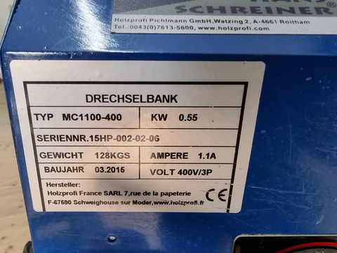 Hans Schreiner Drechselbank Hans Schreiner MC1100 gebraucht 3