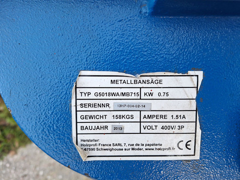 Metallbandsäge Hans Schreiner MB715 gebraucht 2