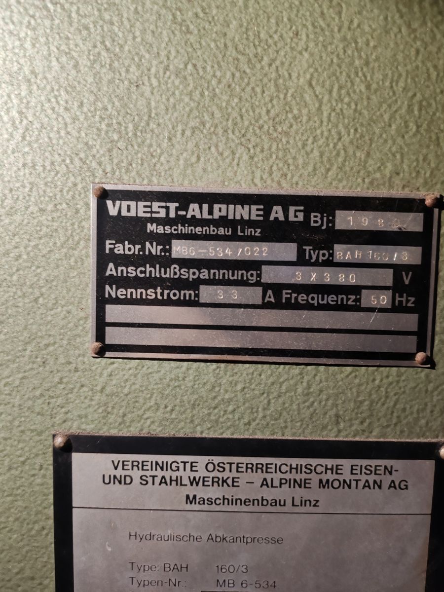 Voest Alpine BAH160/3 2