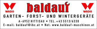 Baldauf GmbH Land & Forsttechnik - Kommunal & Gartengeräte