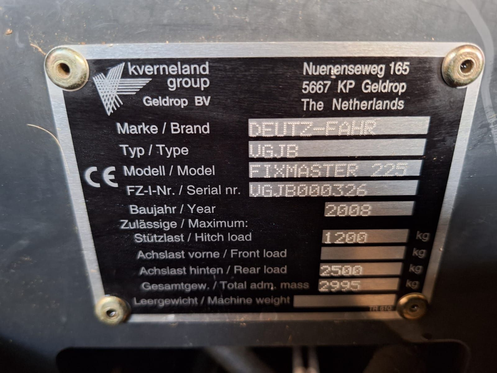 Deutz Fahr Fixmaster 225 3