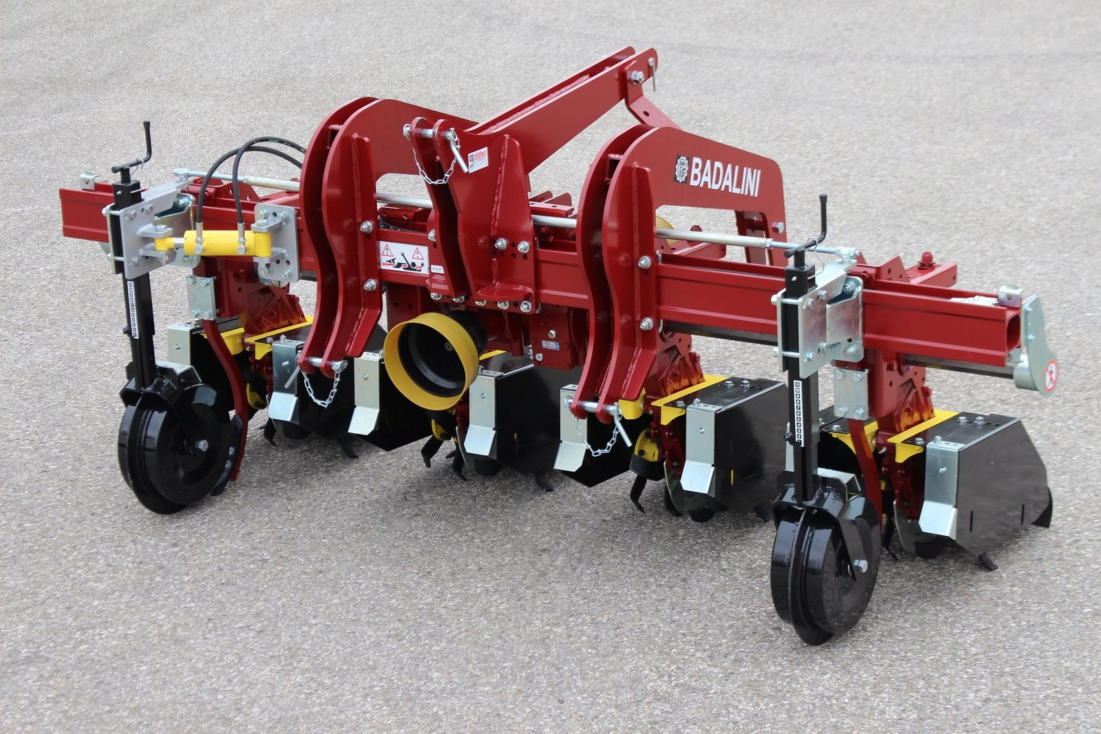 Badalini Hackgerät Bodenfräse Reihenfräse Striegel Mulche 3