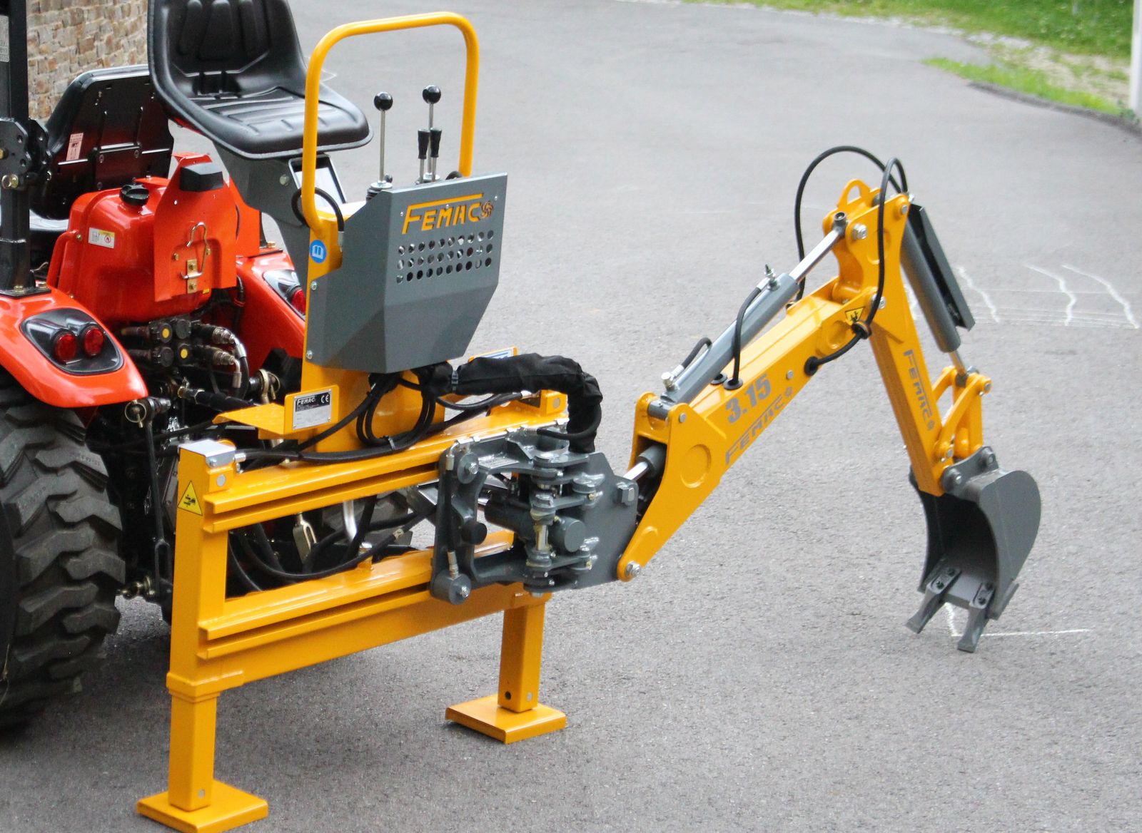 Femac 3.15 Heckbagger Bagger Minibagger 3