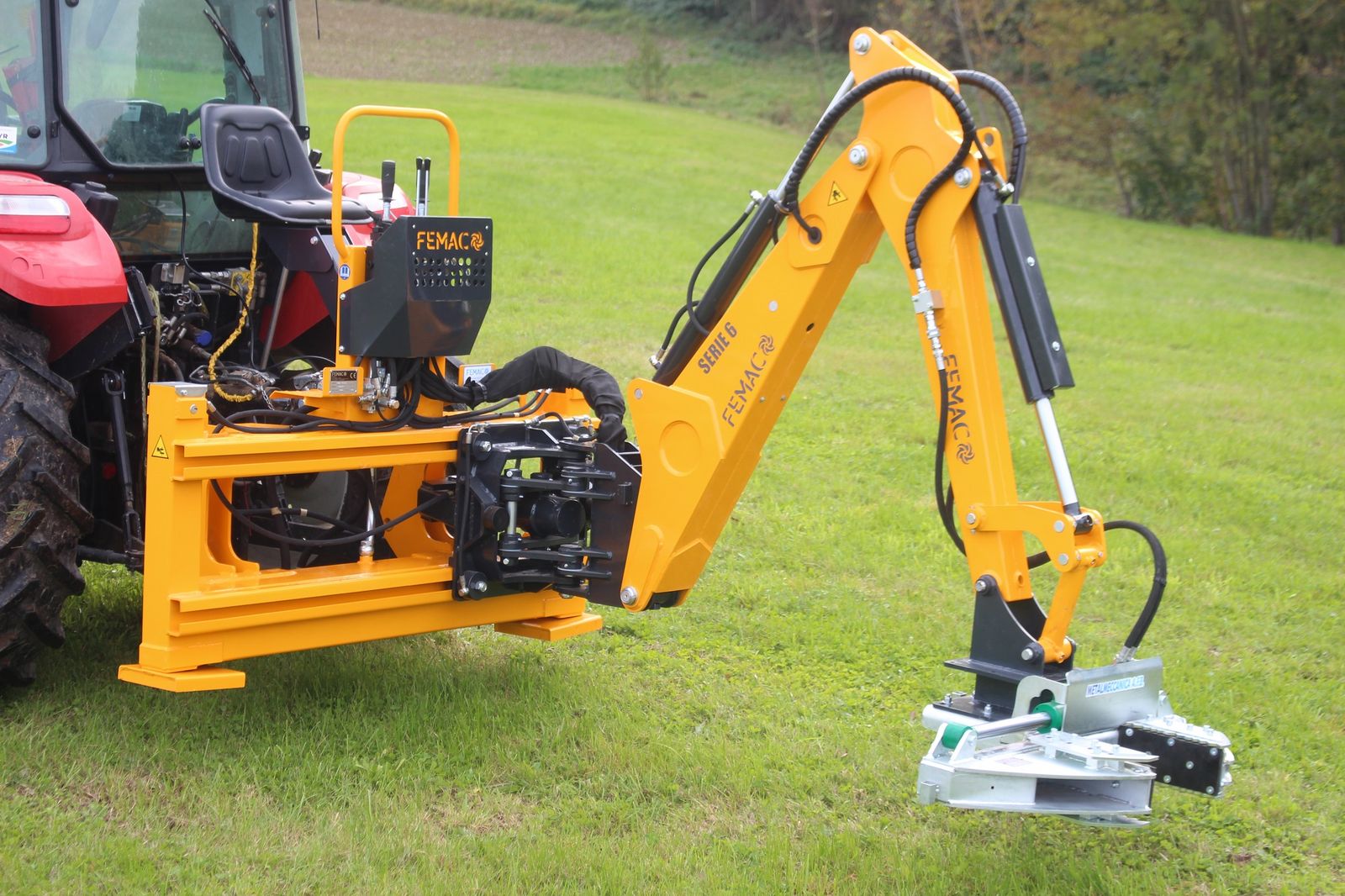 Femac 6.28 Heckbagger Bagger Minibagger Anbaubagger 3