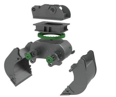 Modularis MD 9.0 Greifer Bagger Fällgreifer Baumschere