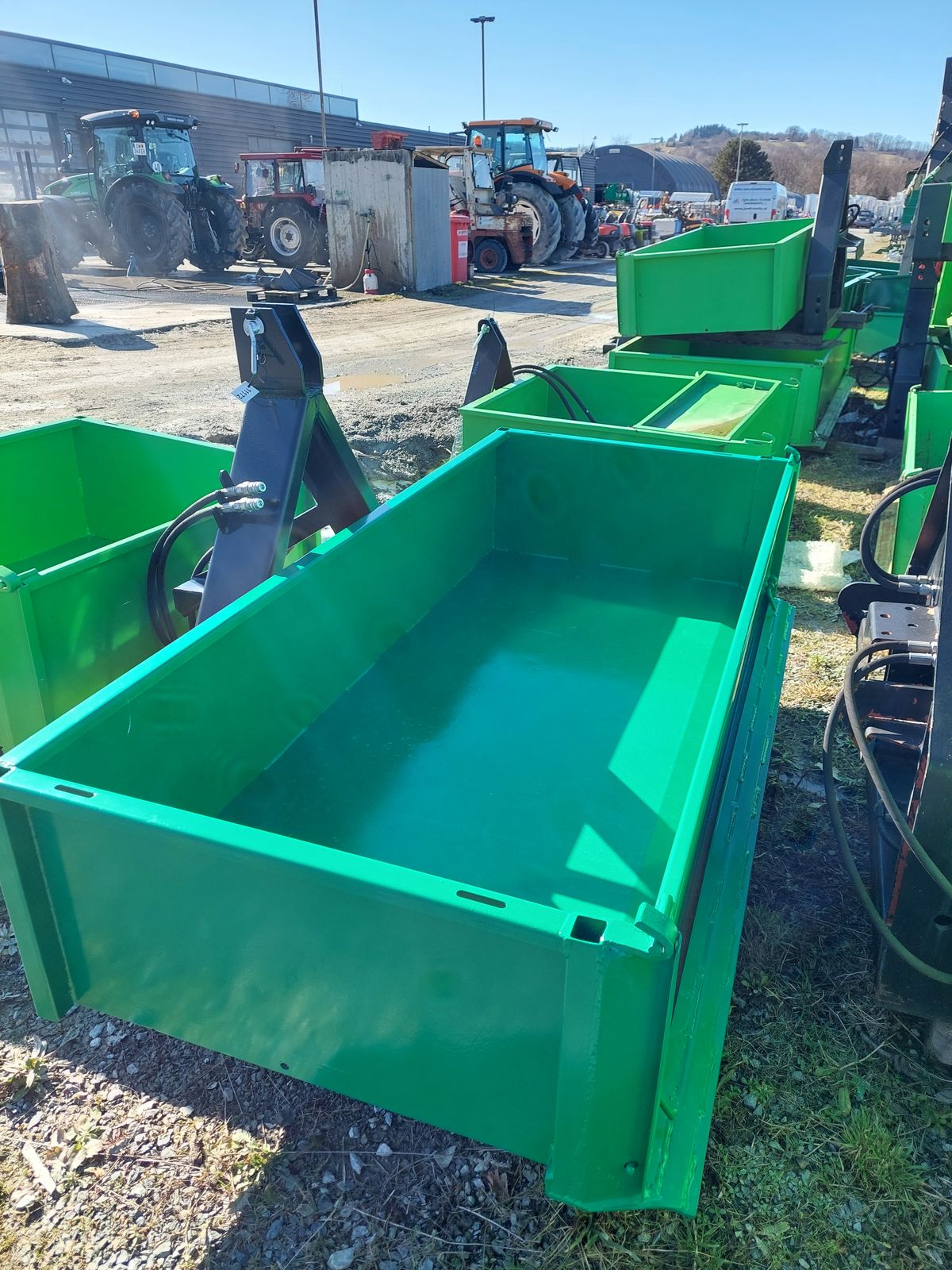 Transportkiste 2,0 x 1,0 hyd. Doppelw., Pendelbo 2