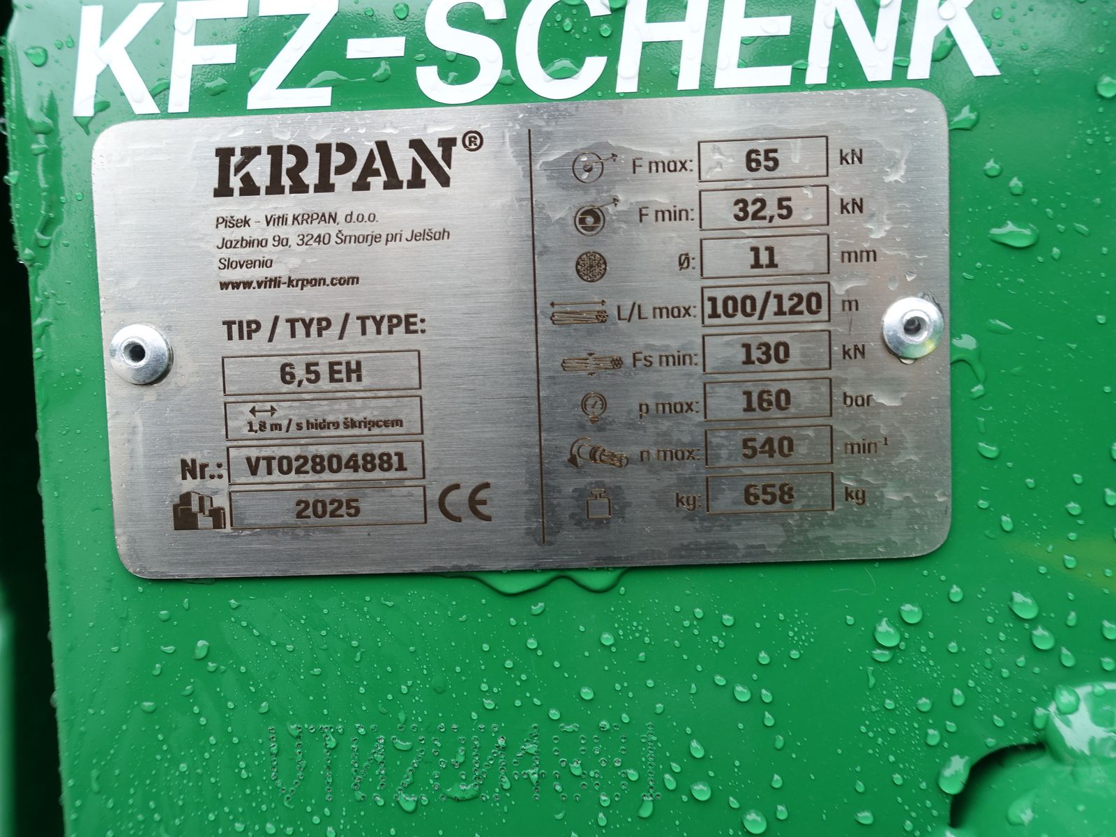 Krpan 650 GL 2