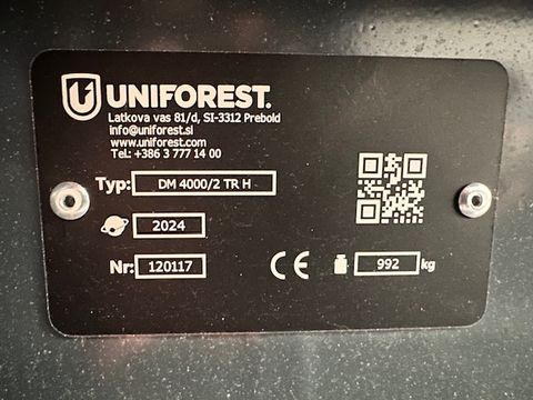 Uniforest Zuführtisch zu Spaltautomat DM 4000/2 TR H 