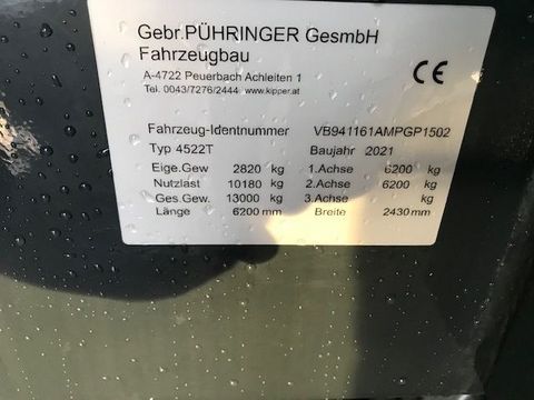 Pühringer Tandem-Dreiseitenkipper 4522T