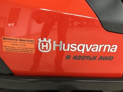 Husqvarna Rider R420TsX AWD mit 122cm Mähdeck 