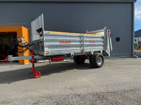 Gruber Miststreuer SM650 Druckluftbremse hydr. Stauwand 3