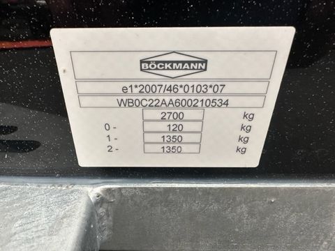 Böckmann Pferdeanhänger Big Master 2.700kg 