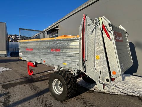 Gruber Miststreuer SM650 Druckluftbremse hydr. Stauwand 3