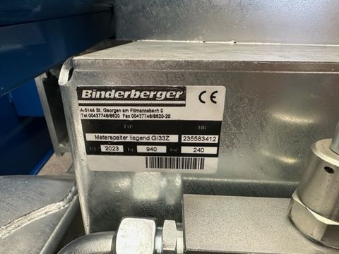 Binderberger Liegendspalter GI33Z superspeed Fahrwerk 33to