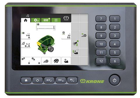 Krone Rundballenpresse Fortima F1250MC hydr. Bremse 