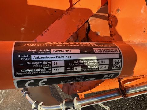 Amazone Salz- und Splitstreuer 150 Liter, gebraucht  2