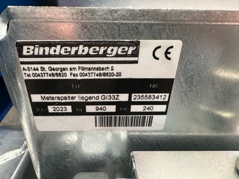 Binderberger Liegendspalter Gigant GI33Z superspeed Fahrwerk