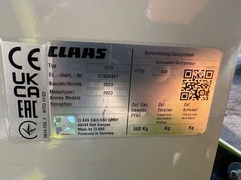Claas Class Liner 370 Schwader Tandemachse Tastrad Akt
