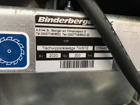 Binderberger Tischwipp-Säge TWS700E Elektroantrieb 