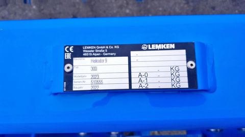 Lemken Heliodor 9/300
