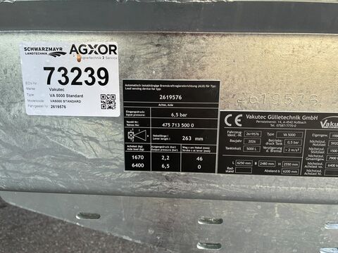 Vakutec VA 5000 Standard Vakuumfass