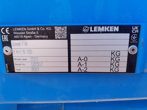 Lemken Juwel 7MV 4+1N100