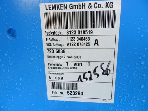 Lemken Zirkon 8/300  Saphir 10/300