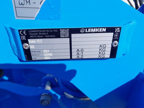Lemken Rubin 10/300 U