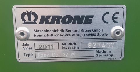 Krone Frontmähwerk Easy Cut 32 M