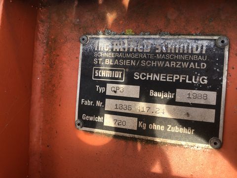Schmidt Unimog Schneepflug, Parallelogramm, Hubzylinder