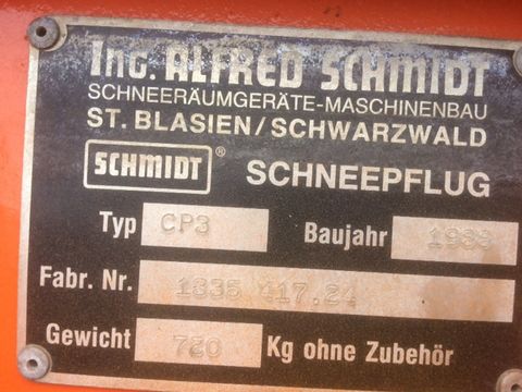 Schmidt Unimog Schneepflug, Parallelogramm, Hubzylinder