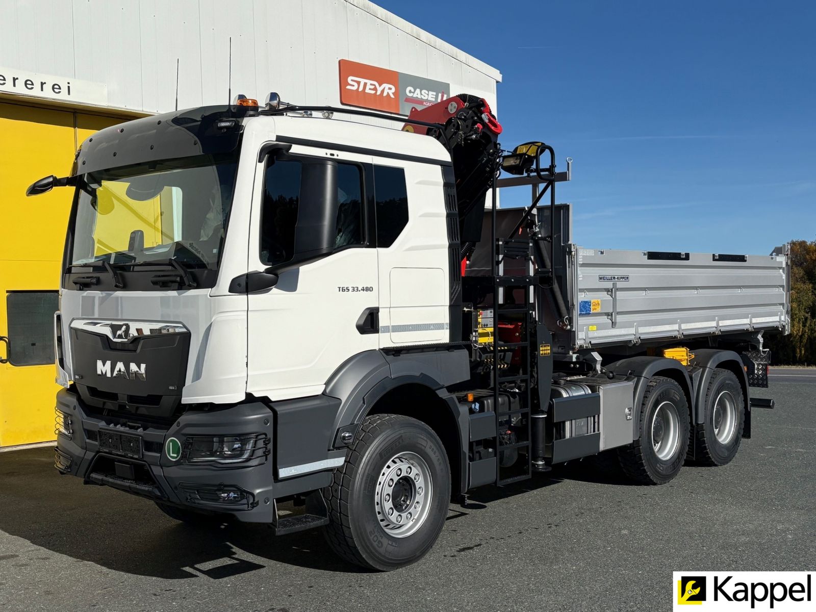 MAN TGS 33.480 6X4 BB / PALFINGER PK22002EH-D / 3-SK 1