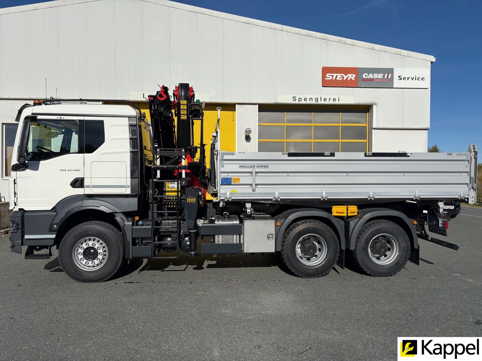 MAN TGS 33.480 6X4 BB / PALFINGER PK22002EH-D / 3-SK 2