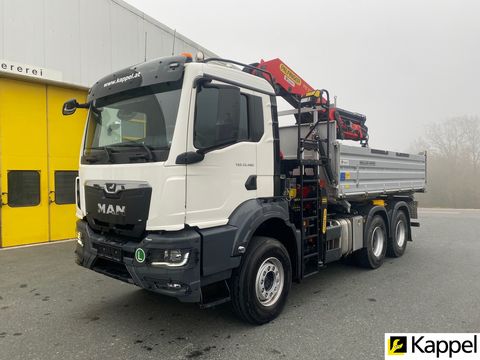 MAN TGS 33.480 6X4 BB CH / PALFINGER PK22 / MEILLER