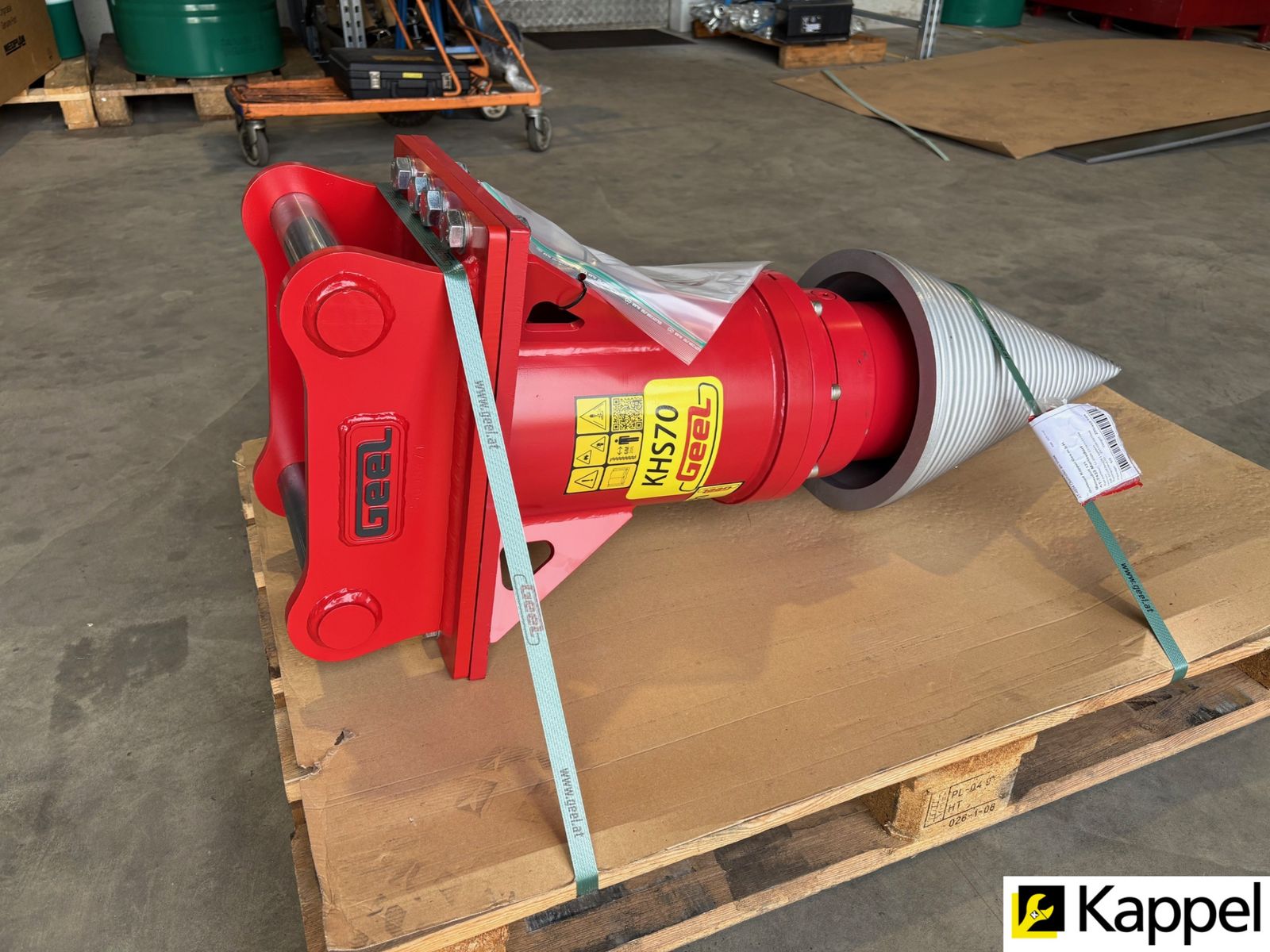 Geel KHS 70 - Kegelholzspalter für Bagger 2