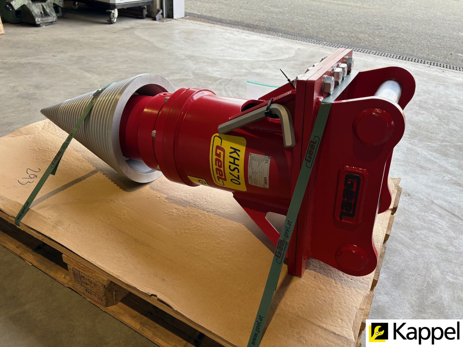 Geel KHS 70 - Kegelholzspalter für Bagger 3