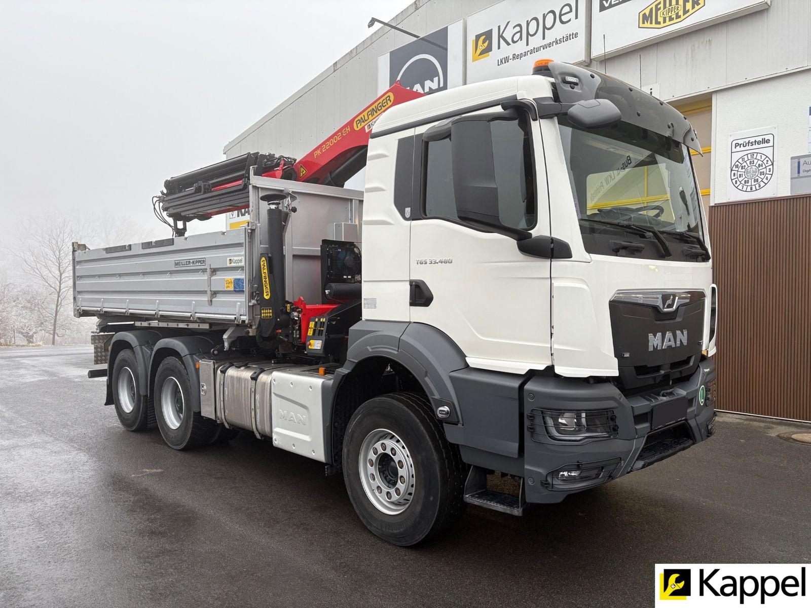 MAN TGS 33.480 6X4 BB / PALFINGER PK22002EH-D / 3-SK 2