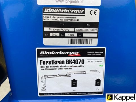 Binderberger Rückewagen RW 8 eco mit BK 4070 eco Forstkran
