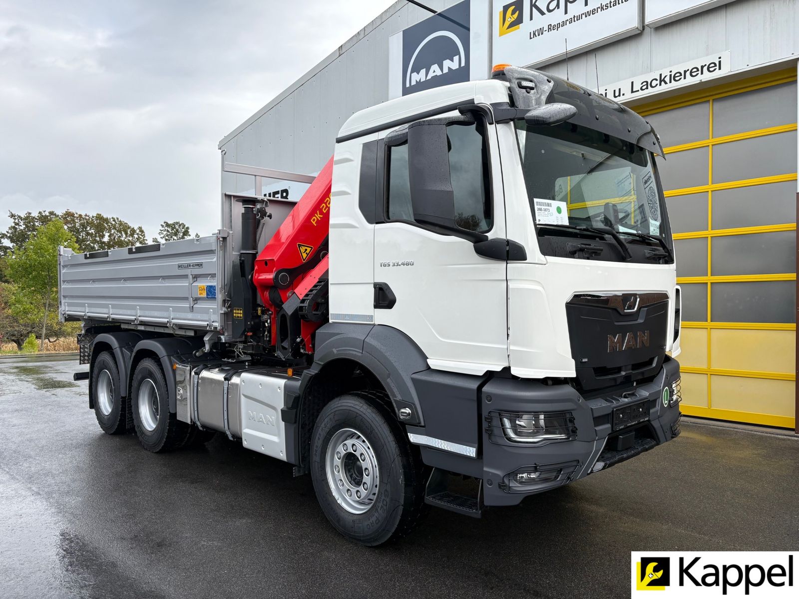 MAN TGS 33.480 6X4 BB / PALFINGER PK22 / MEILLER-3SK 2
