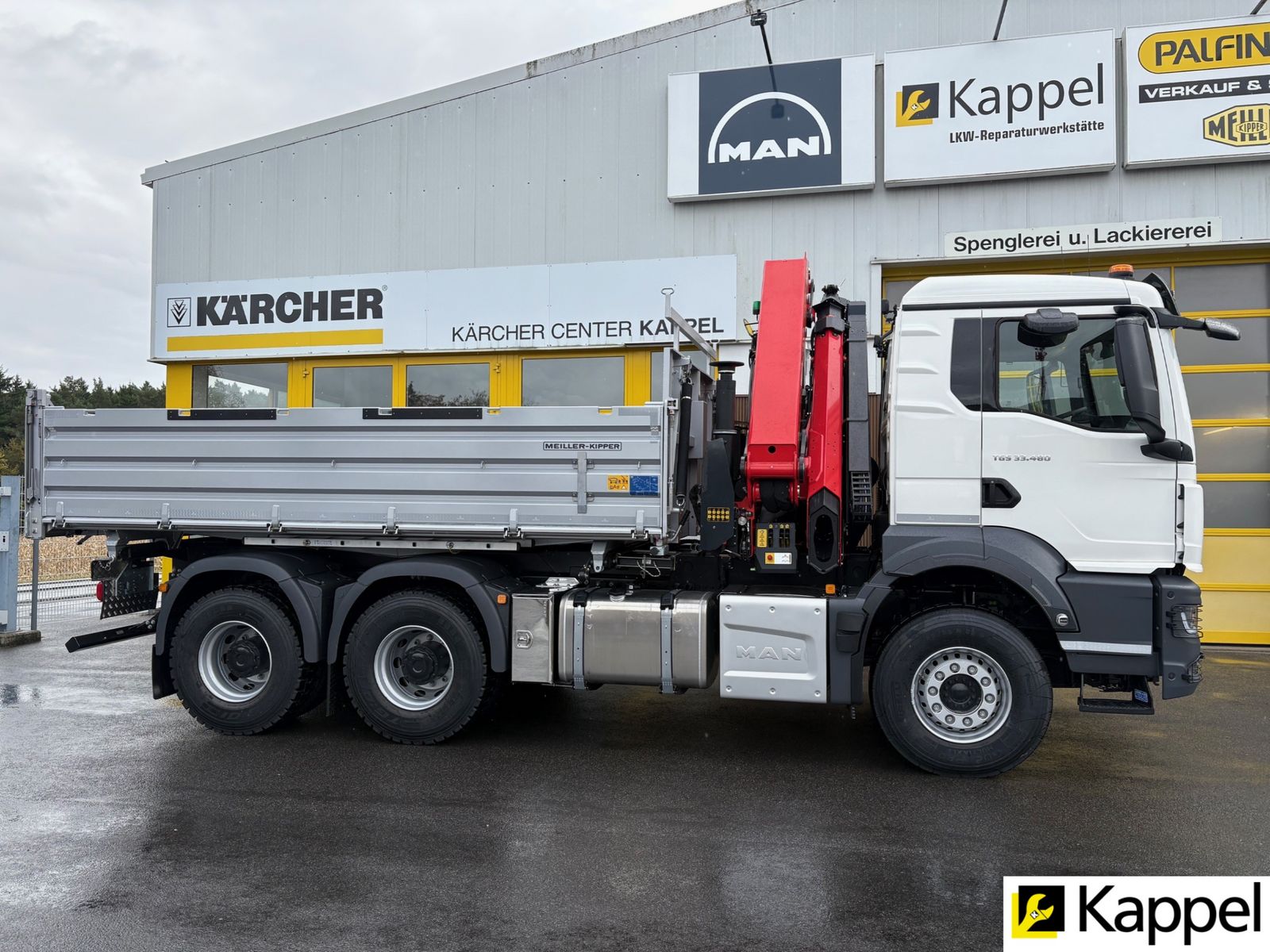 MAN TGS 33.480 6X4 BB / PALFINGER PK22 / MEILLER-3SK 3