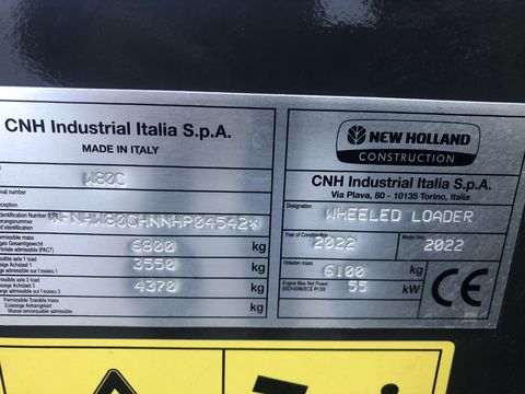 New Holland W80 C