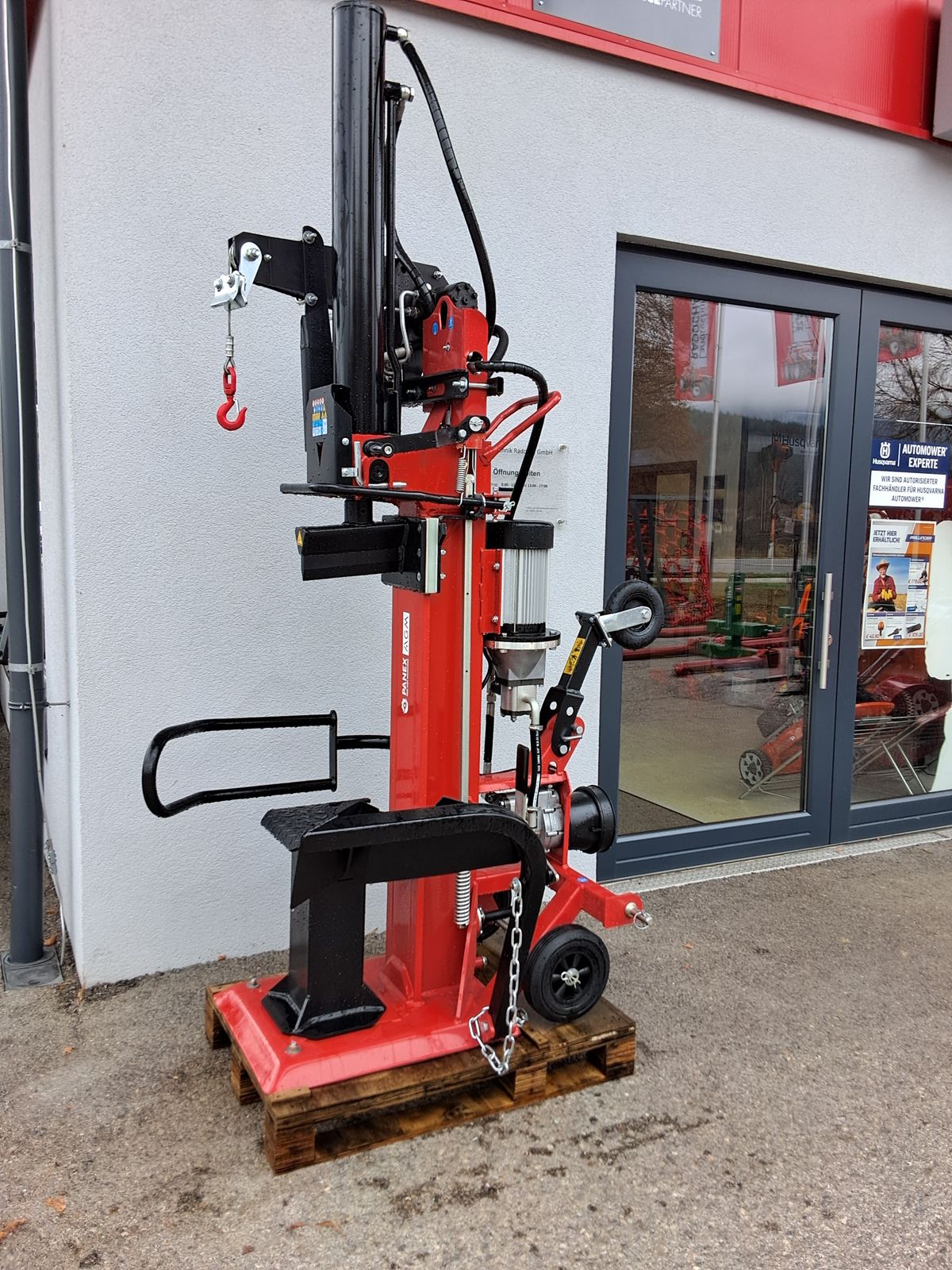 Panex Holzspalter 25 Tonnen mit Seilwinde ZE 1