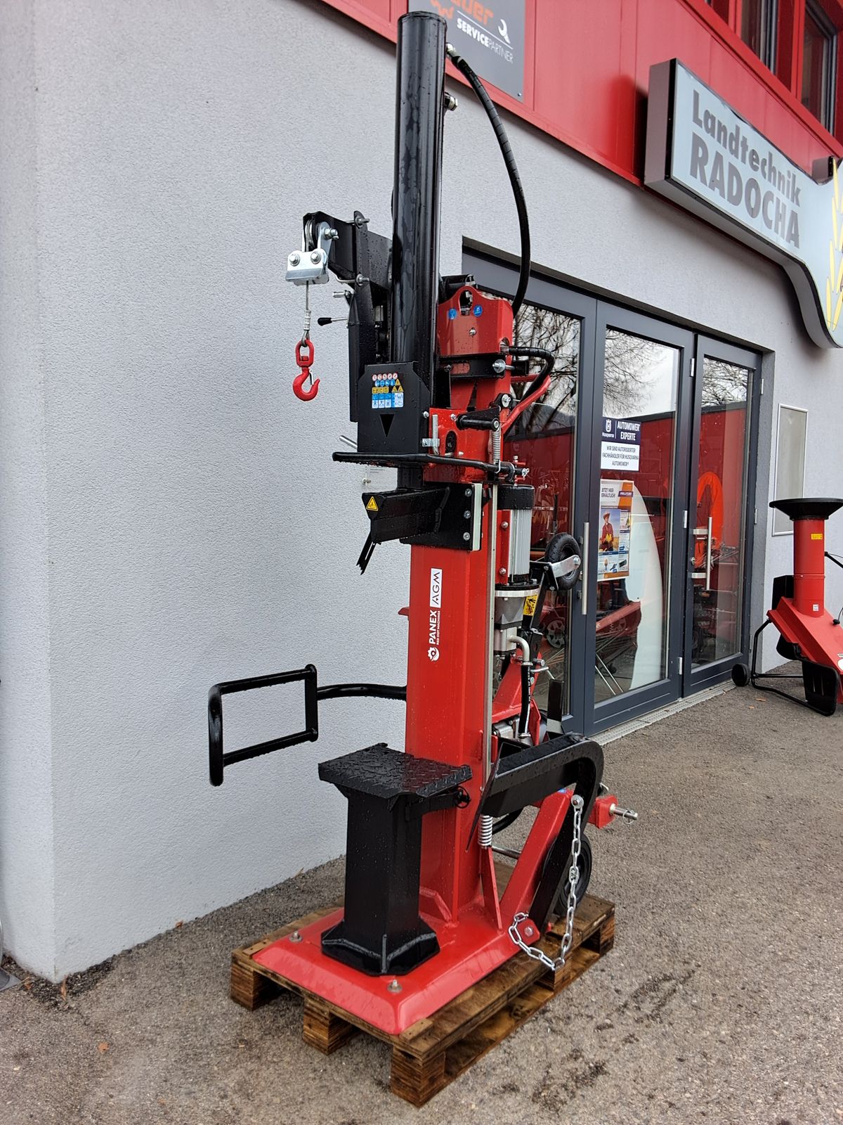 Panex Holzspalter 25 Tonnen mit Seilwinde ZE 2