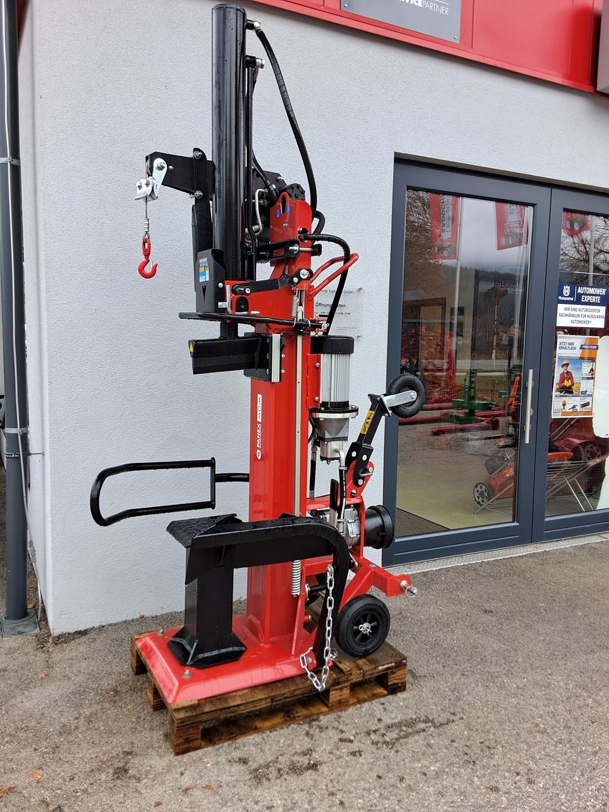 Panex Holzspalter 25 Tonnen mit Seilwinde ZE 3