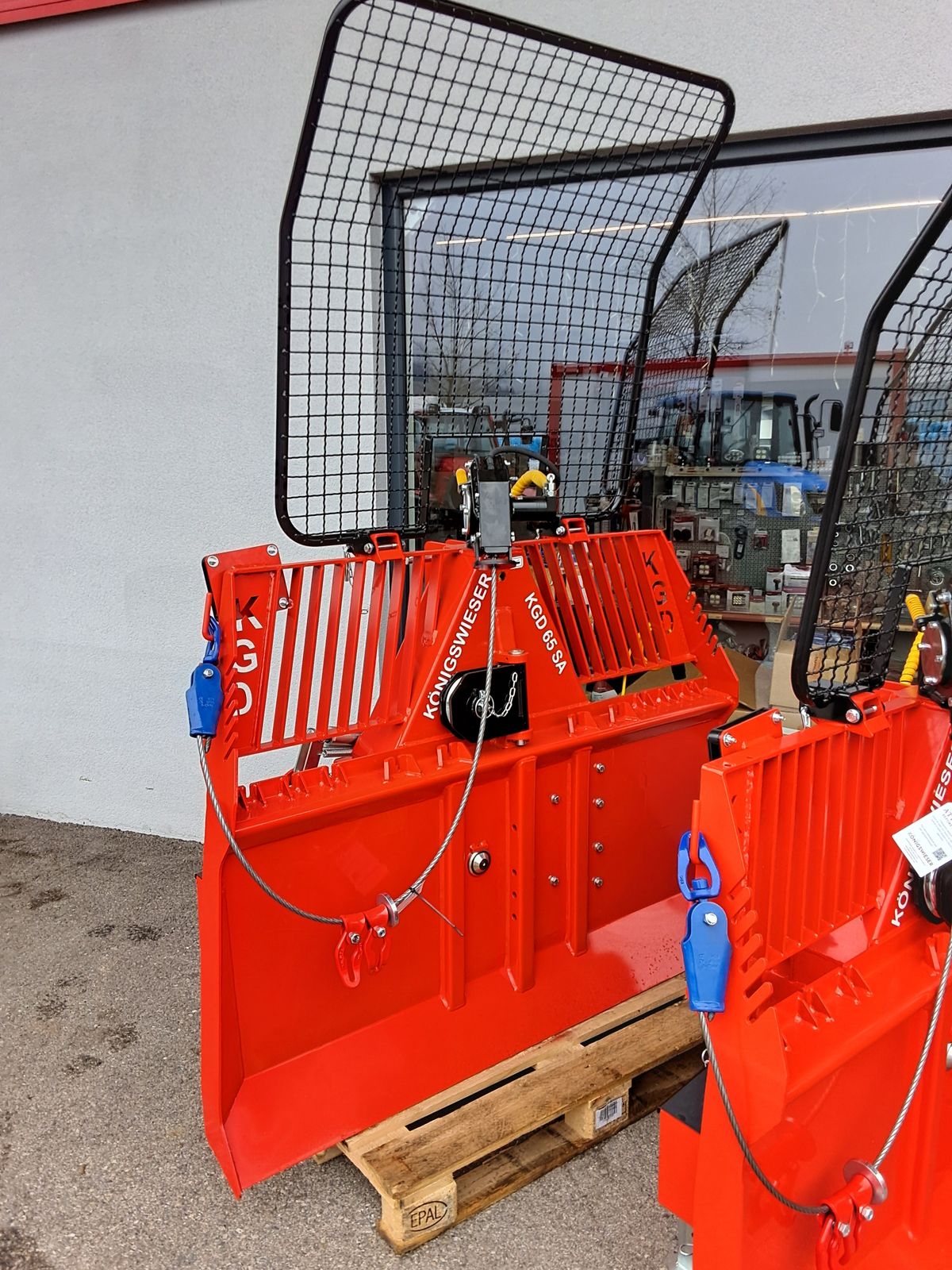 KGD Funkseilwinde KGD 6,5 Sa 1,7m Schildbreite 2