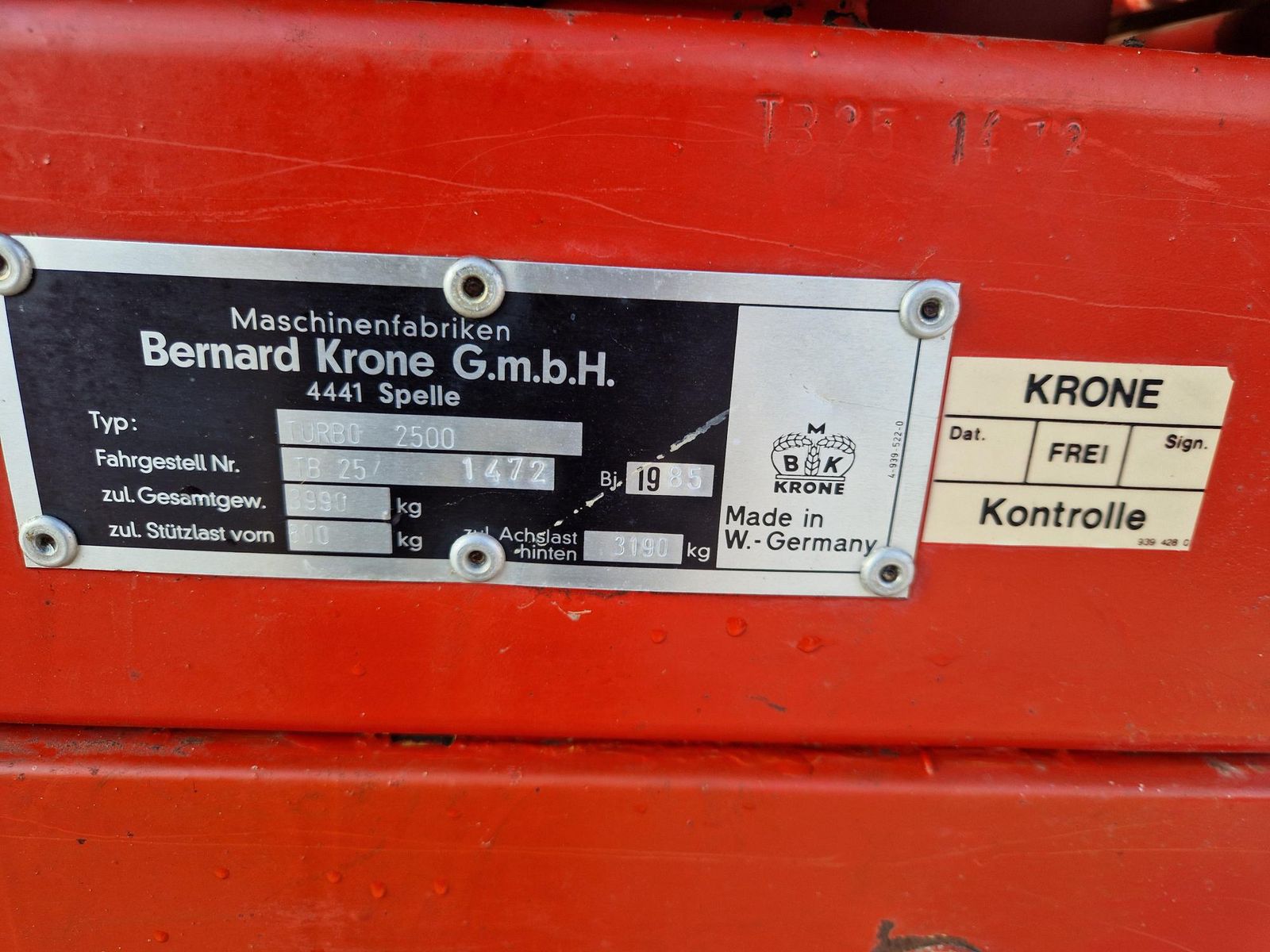 Krone Turbo 2500 1