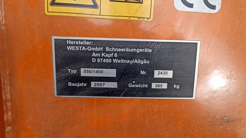 Westa Schneefräse 550/1400