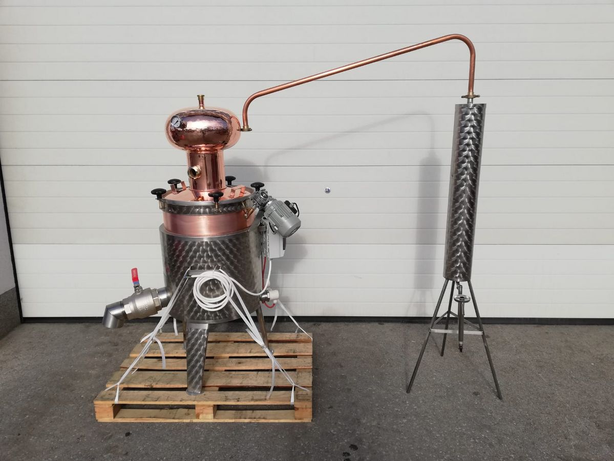Destille Brenngerät Kupfer Minibrennerei