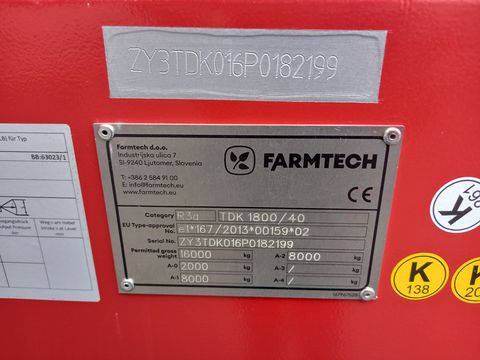Farmtech TDK 1800