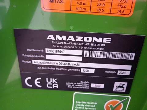 Amazone D9 3000 SPECIAL